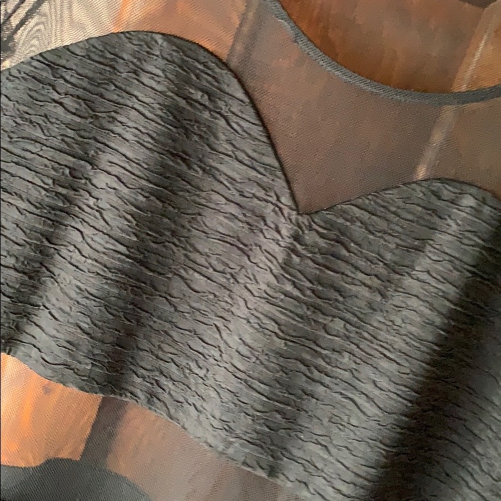 Black sheer body con dress - Picture 2 of 2